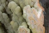 Sparkling Prasiolite Quartz Formation on Metal Stand #357222-5